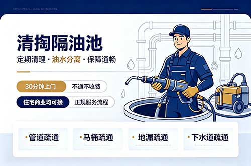 漳浦清掏隔油池